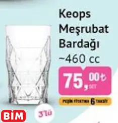 LAV KEOPS MEŞRUBAT BARDAĞI ~460 CC LAV KEOPS MEŞRUBAT BARDAĞI ~460 CC